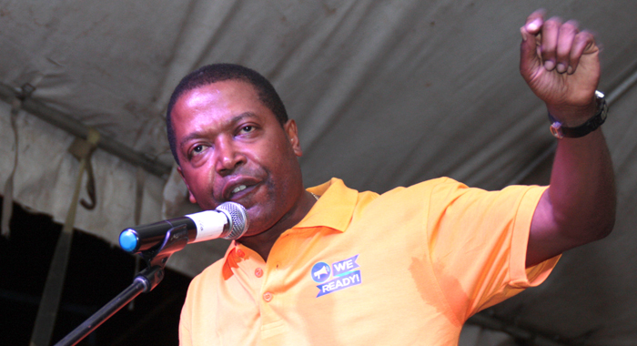 NDP candidate for Central Leeward, Ben Exeter. (Photo: Zavique Morris-Chance/IWN)