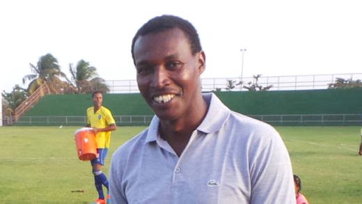 The SVG Football Federation is mulling over Corneilus Huggins' status as head coach. (Photo: E. Glenford Prescott)