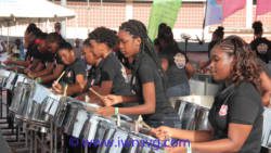 Girl High School Steel Orchestra. (IWN photo)