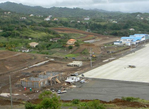 Construction of Argyle Int'l Airport began seven years ago. (Photo: Friends of Argyle Int'l/Facebook)