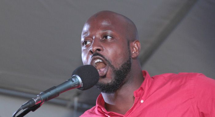 Carlos James, ULP candidate for North Leeward. (IWN photo)