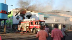A fire gutted Coreas Mini Mart on Aug. 16. (Photo: Karamo John/IWN)