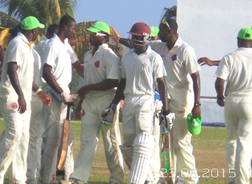 Dominica after their victory. (Photo: E. Glenford Prescott)