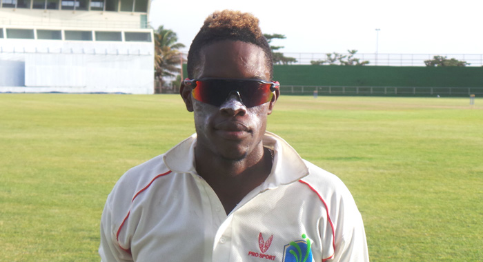 Keron Cottoy took 5 for 32 in 7 overs. (Photo: E. Glenford Prescott). 