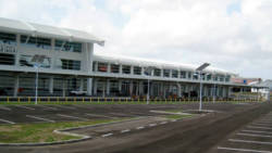 A section of the new US$98 million terminal building at V.C. Bird International Airport in Antigua. (Photo: Facebook)