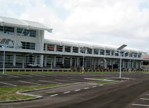 A section of the new US$98 million terminal building at V.C. Bird International Airport in Antigua. (Photo: Facebook)