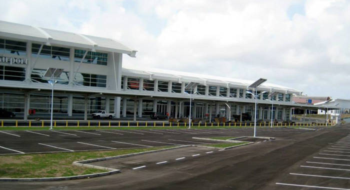 A section of the new US$98 million terminal building at V.C. Bird International Airport in Antigua. (Photo: Facebook)