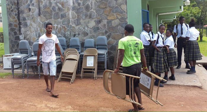Chairs were delivered to the school on Tuesday, two days after I-Witness News broke a story about the situation.