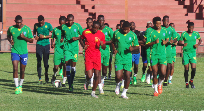 The Vincy heat team in training. (Photo: E. Glenford Prescott)