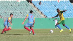 Vincy Heat defeated Aruba 2 goals to nil at Arnos Vale on Friday. (IWN photo)