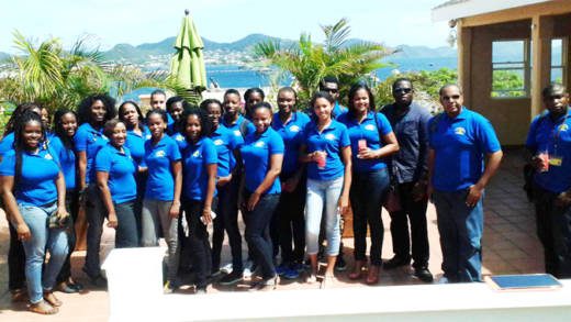 The Vincentian CSME delegation.