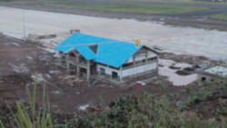 The cargo terminal building under construction at Argyle. (IWN photo)