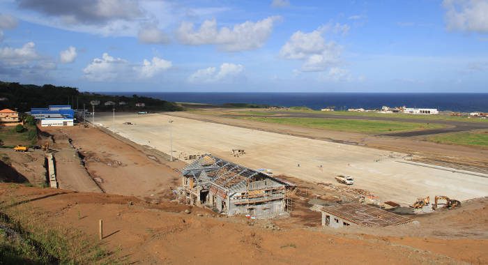 Argyle International Airport, seen here on Oct. 27, 2015, is slated to be completed by year-end. (IWN photo)