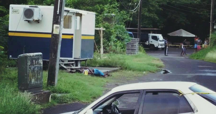 Man dies outside police station