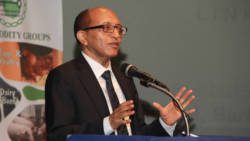 Director of the Netherlands-based Technical Centre for Agricultural and Rural Cooperation ACP-EU (CTA), Michael Hailu. (Photo: Kenroy Ambris)