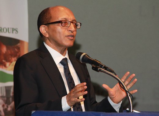 Director of the Netherlands-based Technical Centre for Agricultural and Rural Cooperation ACP-EU (CTA), Michael Hailu. (Photo: Kenroy Ambris)