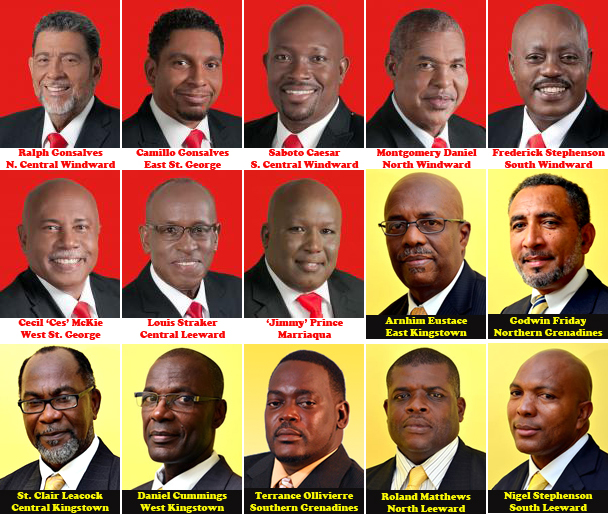 Fifteen men have been elected to Parliament in St. Vincent and the Grenadines. (IWN image)