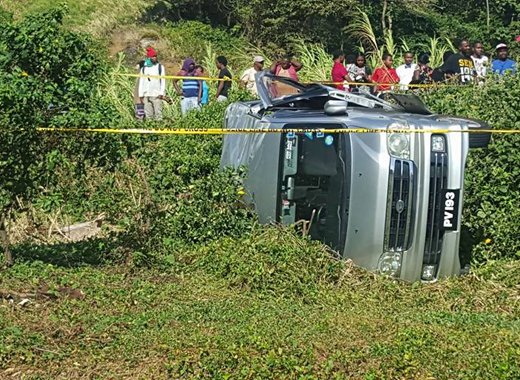 The scene of the accident in Argyle. (Photo: Facebook)