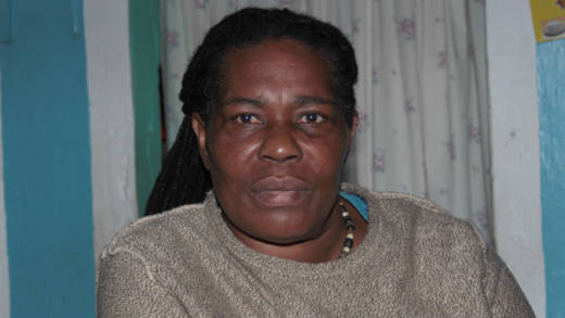 Clorence Collis, mother of murder victim, Anndrea Caruth. (IWN photo)
