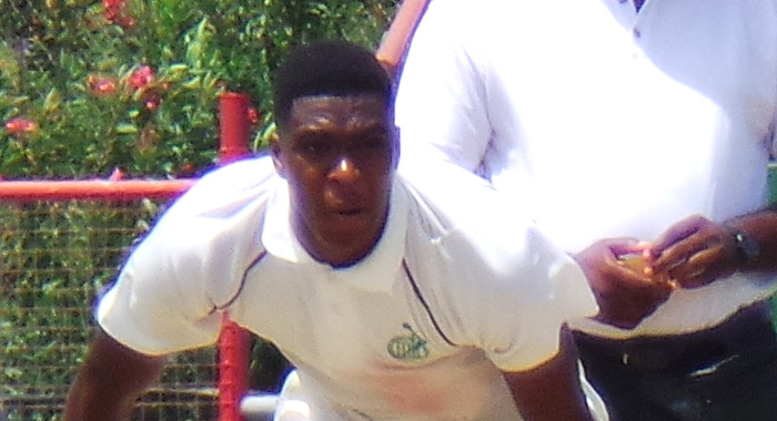 Right-arm offspinner Obed McCoy.