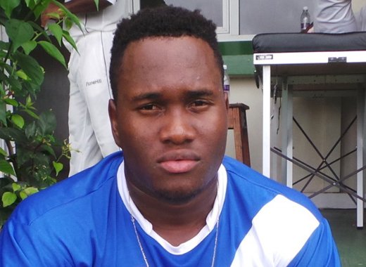 Talented left-handed batsman, Gidron Pope.