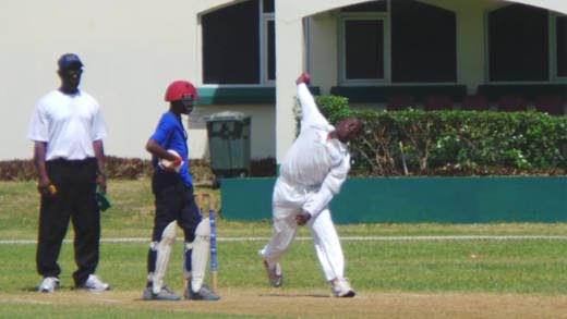 SVGS captain and opening bowler, Kermron Straugh.