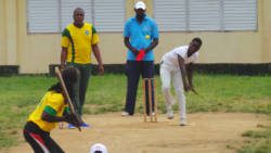 Action in Country Meet Town Outa Trouble and Snipers Reload match. 
