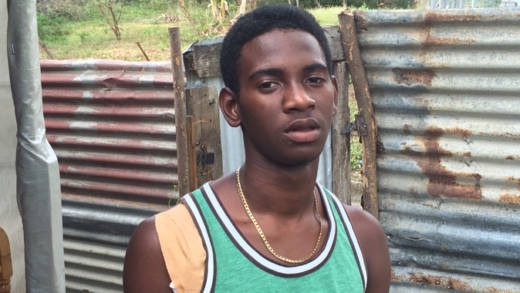 High school student Andre "Baba" James was shot in the shoulder and forearm Thursday night. (IWN photo)