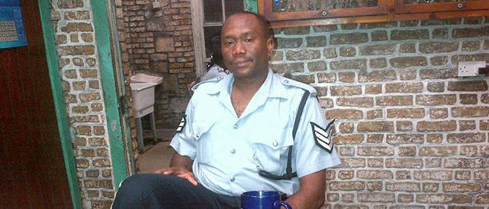 Recently-retired, former acting Sergeant of Police, Garvie Thomas. 