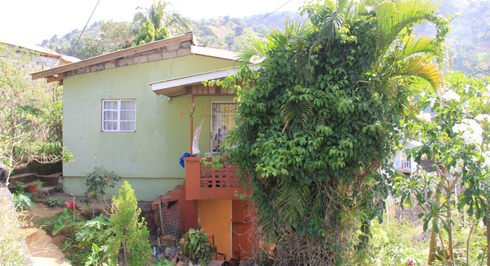 The house in Redemption Sharpes in which the Hepburns lived. (IWN photo)