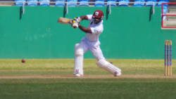 Devon Smith was run out for 26.
