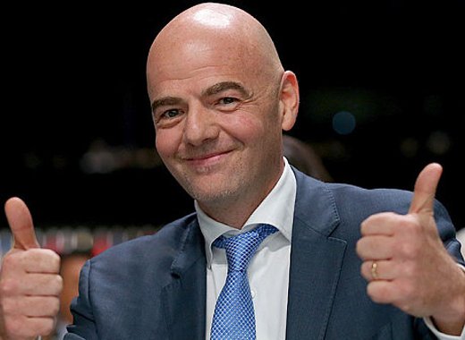Gianni Infantino has been elected president of FIFA. (Internet photo)