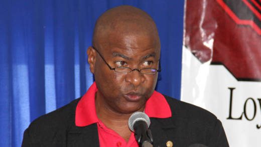 President of the SVG Teachers' Union, Oswald Robinson. (IWN photo)