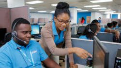 Agents at Customer Contact Centre of Excellence