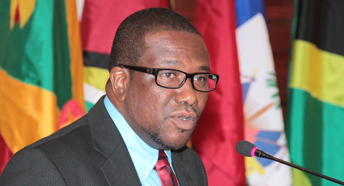 St. Lucia’s Foreign Minister Alva Baptiste. (IWN photo)