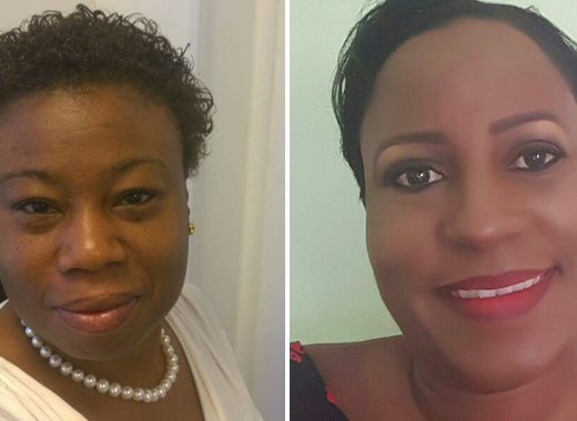 Brenda Barbour-Charles, right, and Dionne Emtage.