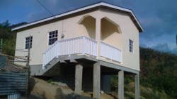 The two-bedroom house that was built for Florestine Spring. (Photo: Elma Gabriel/Facebook)