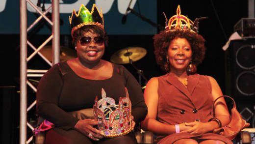 Kahalia won the Ragga Soca and Soca crown while Cleo took the calypso category of the Best New Song competition on Saturday. (IWN photo)