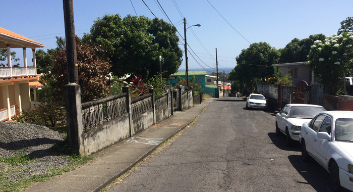 The area in Lodge Village where the accident occurred. (IWN photo)