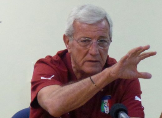 Italian coach Marcello Lippi.