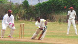Hyron Shallow offered a straight bat.