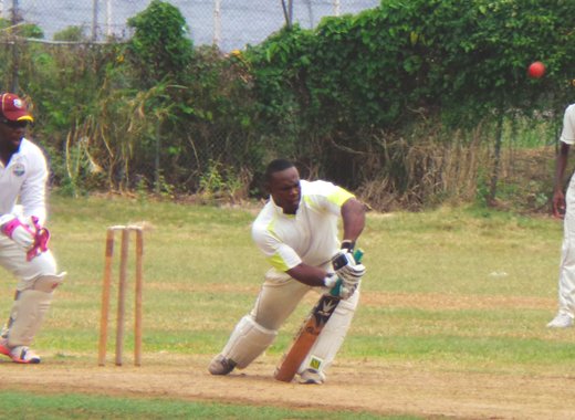 Hyron Shallow offered a straight bat.