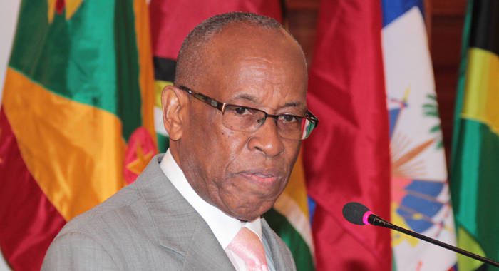Deputy Prime Minister and Minister of Foreign Affairs, Sir Louis Straker. (IWN file photo)