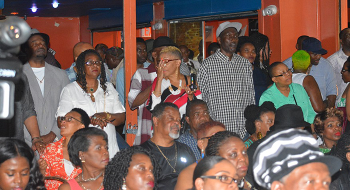 A section of the audience at Saturday's show.