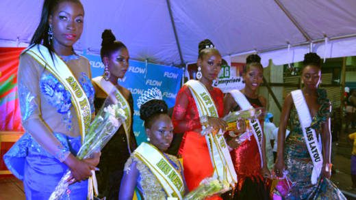 Chateaubelair resident Ronella Lampkin was crowned Miss Leeward on Friday. (Photo: Jules Anthony)