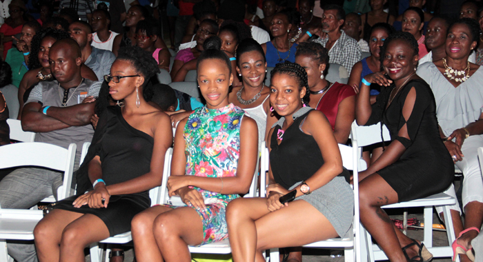 A section of the audience at Friday's show. (IWN photo)