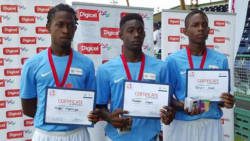 Nigel Matthias, Joash Nash and Javorn Clasp.