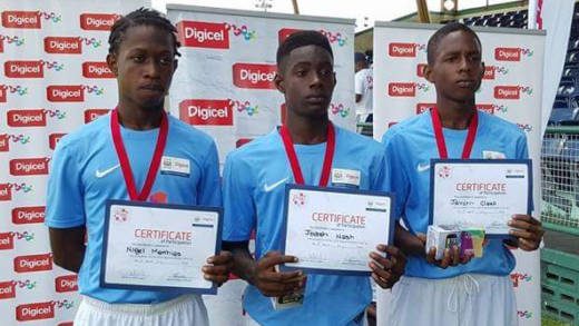 Nigel Matthias, Joash Nash and Javorn Clasp.