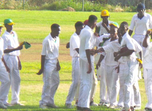 The SVG team savouring their victory.
