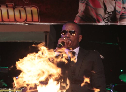 A scene from Hypa 4000's performance of "No Behaviour". (IWN photo)